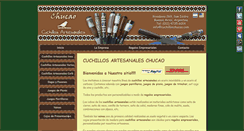 Desktop Screenshot of cuchilloschucao.com